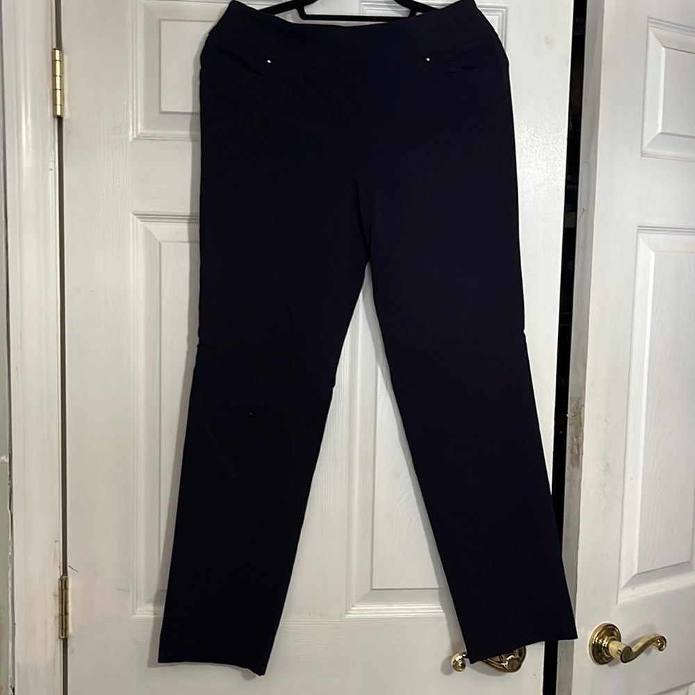 Stretch black work pants